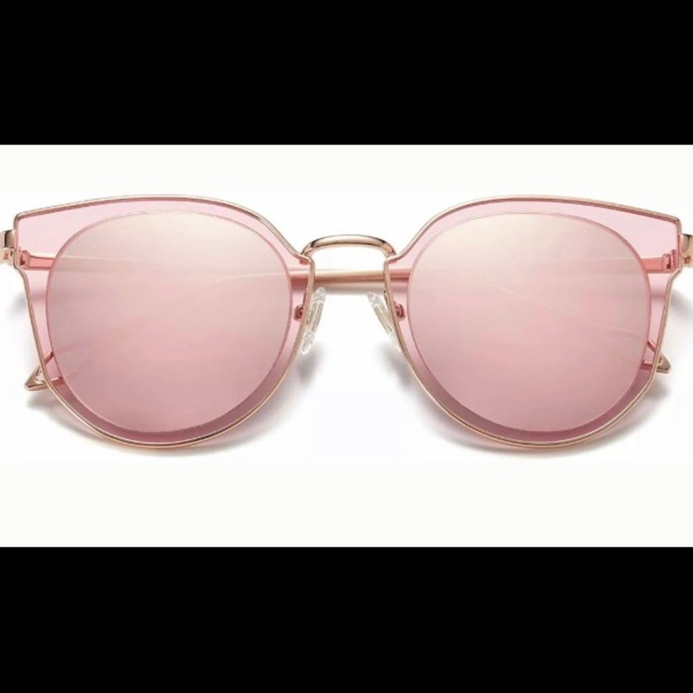Light Pink Sojos‘ Round Polarized Sunglasses
